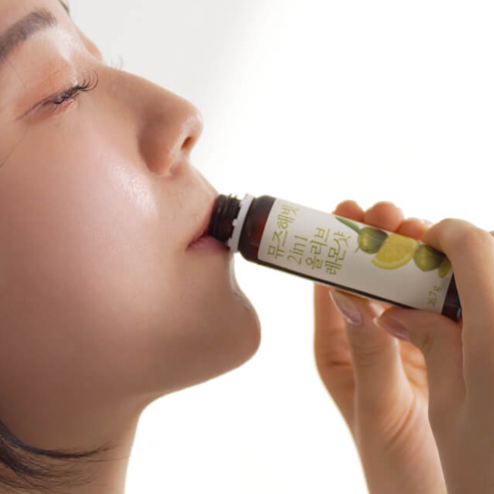 INTAKE Muse Habit 2-in-1 Olive Lemon Shot 2-Week Supply (Dual Formula / 14 Sticks)