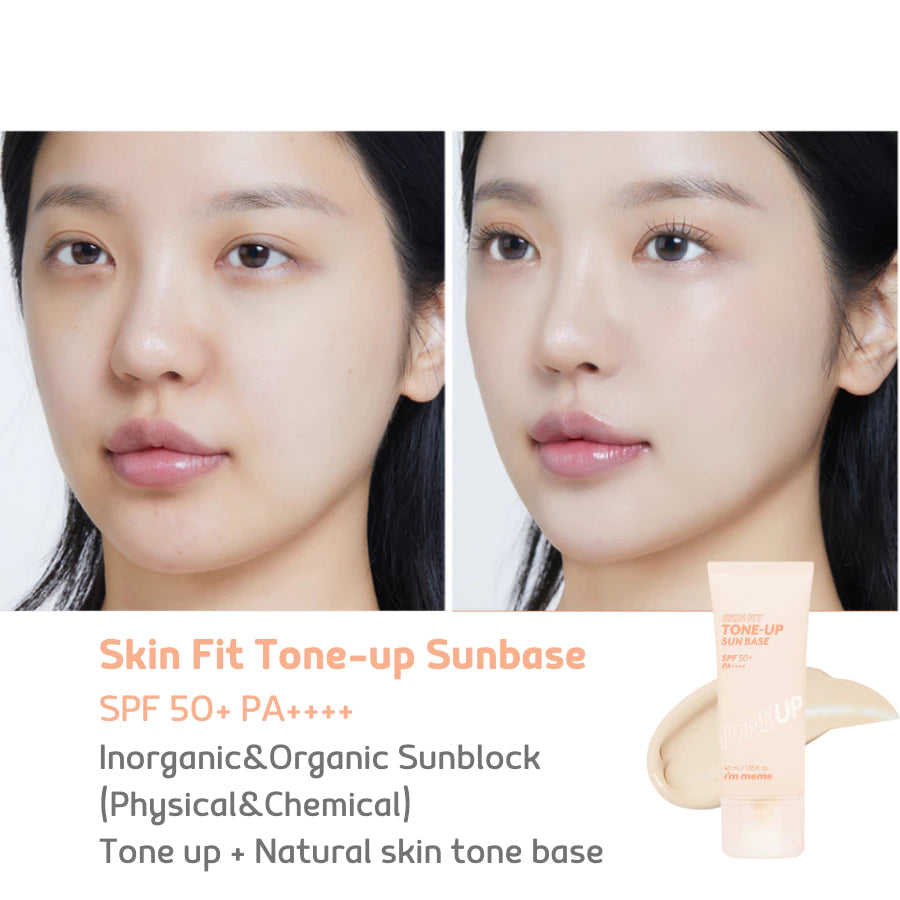 I’M MEME Skin Fit Tone-Up Sun Base SPF50+ PA++++ 40ml