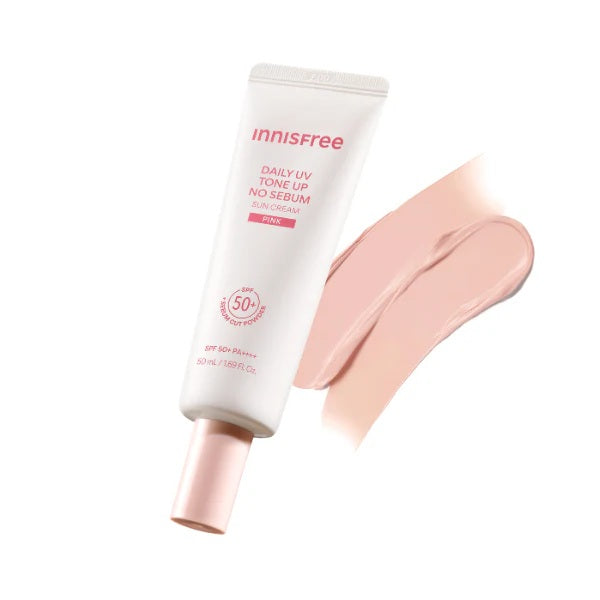 Innisfree Daily UV Defense Tone Up No-Sebum Sunscreen 50ml 3 Colors