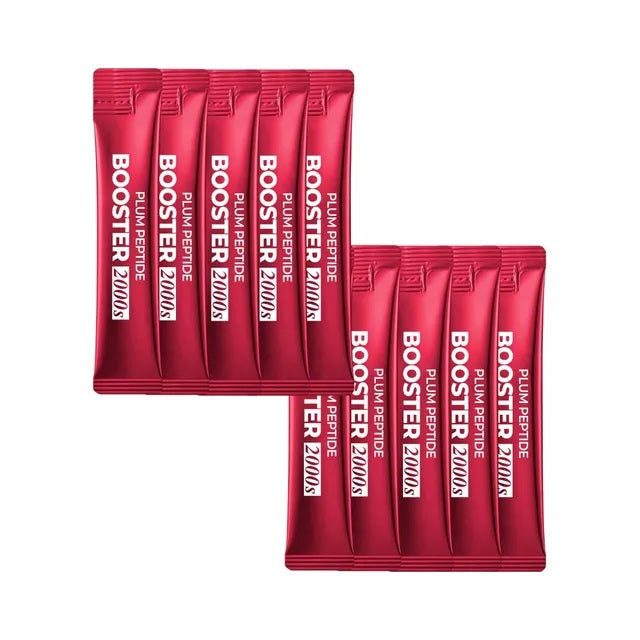 Isntree Plum Peptide Booster 2000s Stick Pouch Set 2ml 10ea