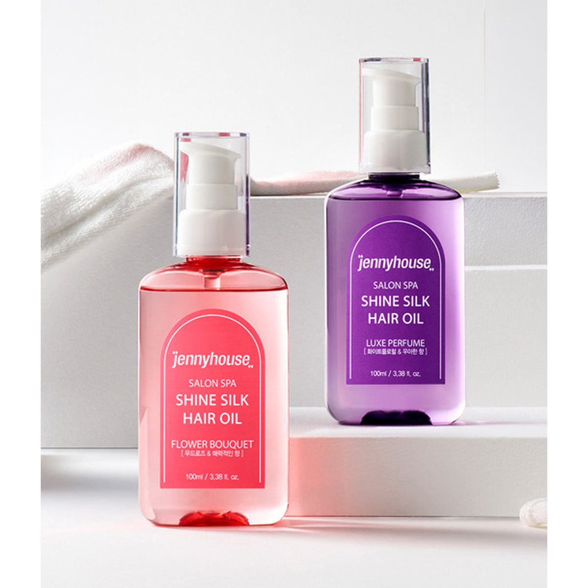 JENNYHOUSE Salon Spa Shine Silk Hair Oil 100ml (Choose 1 of 2)