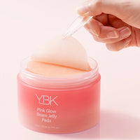 YBK Pink Glow Beam Jelly Pads 170ml 70 Sheets