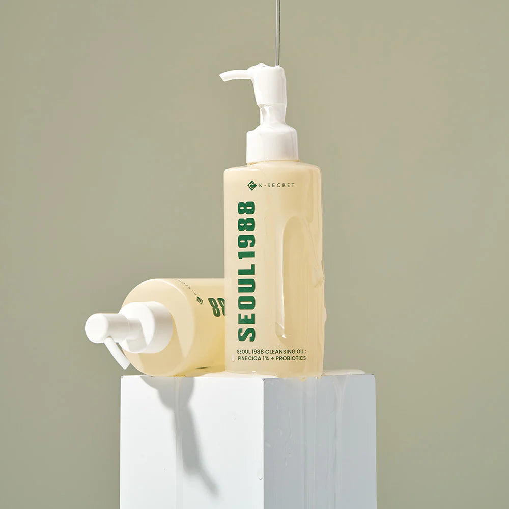 K-Secret Seúl 1988 Aceite de limpieza: Pine Cica 1% + Probióticos 200 ml