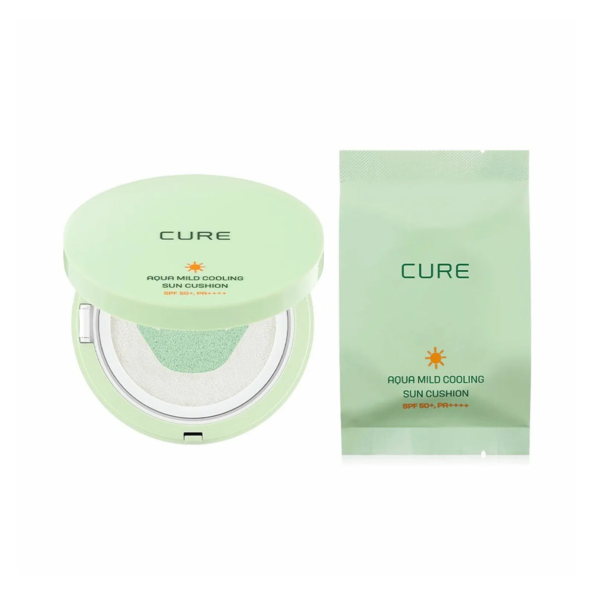 Kim Jeong Moon Aloe Cure Aqua Aqua suave cojín de sol (original 25g + recarga 25g)