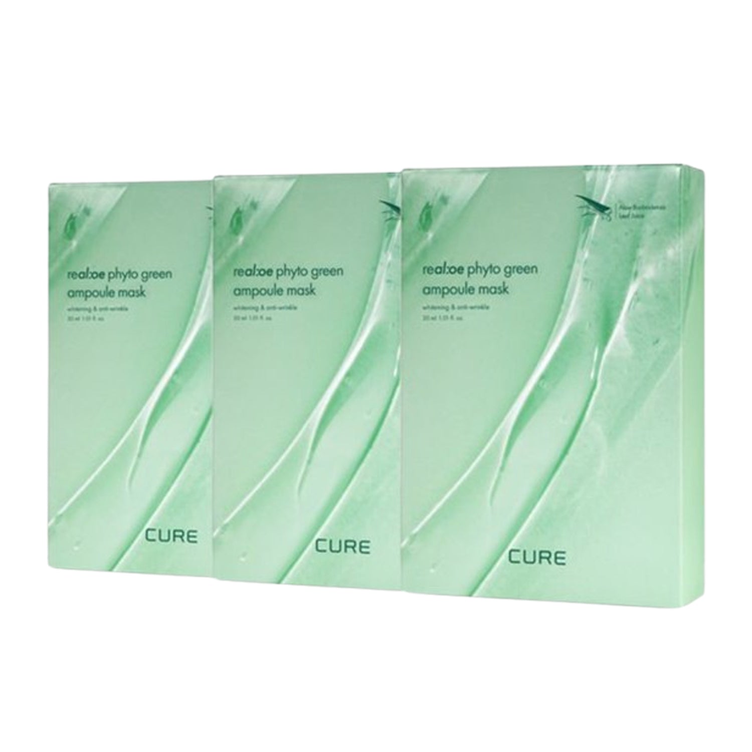 KIM JEONG MOON Aloe CURE Phyto Green Ampoule Mask Pack Season 5 (30 Sheets)
