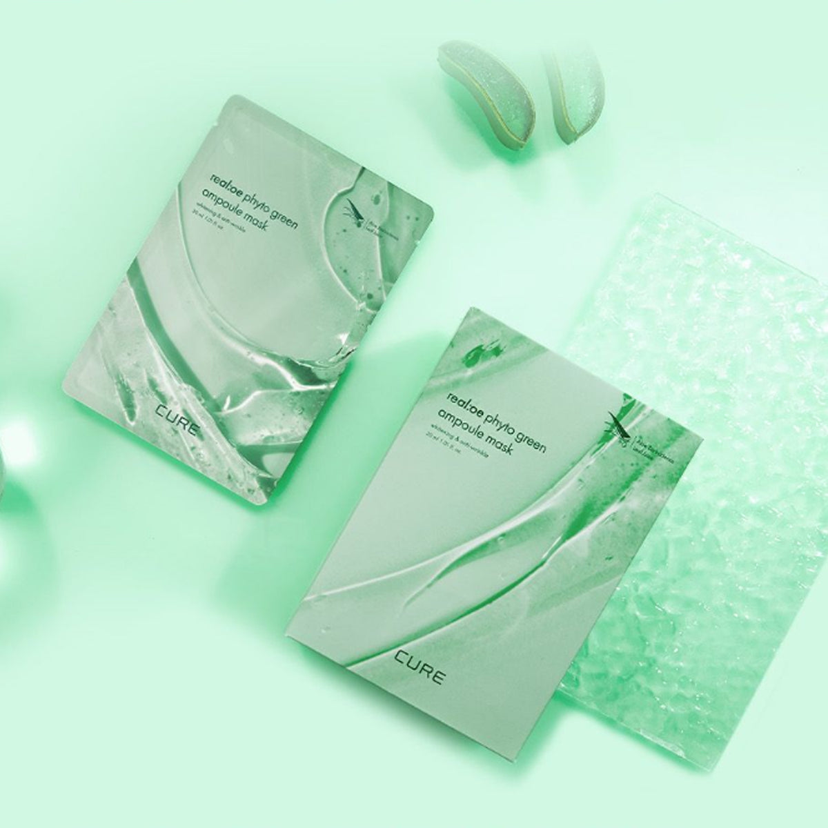 KIM JEONG MOON Aloe CURE Phyto Green Ampoule Mask Pack Season 5 (30 Sheets)