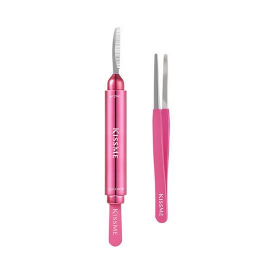 Kiss Me Eyelash Comb & Tweezers Kit