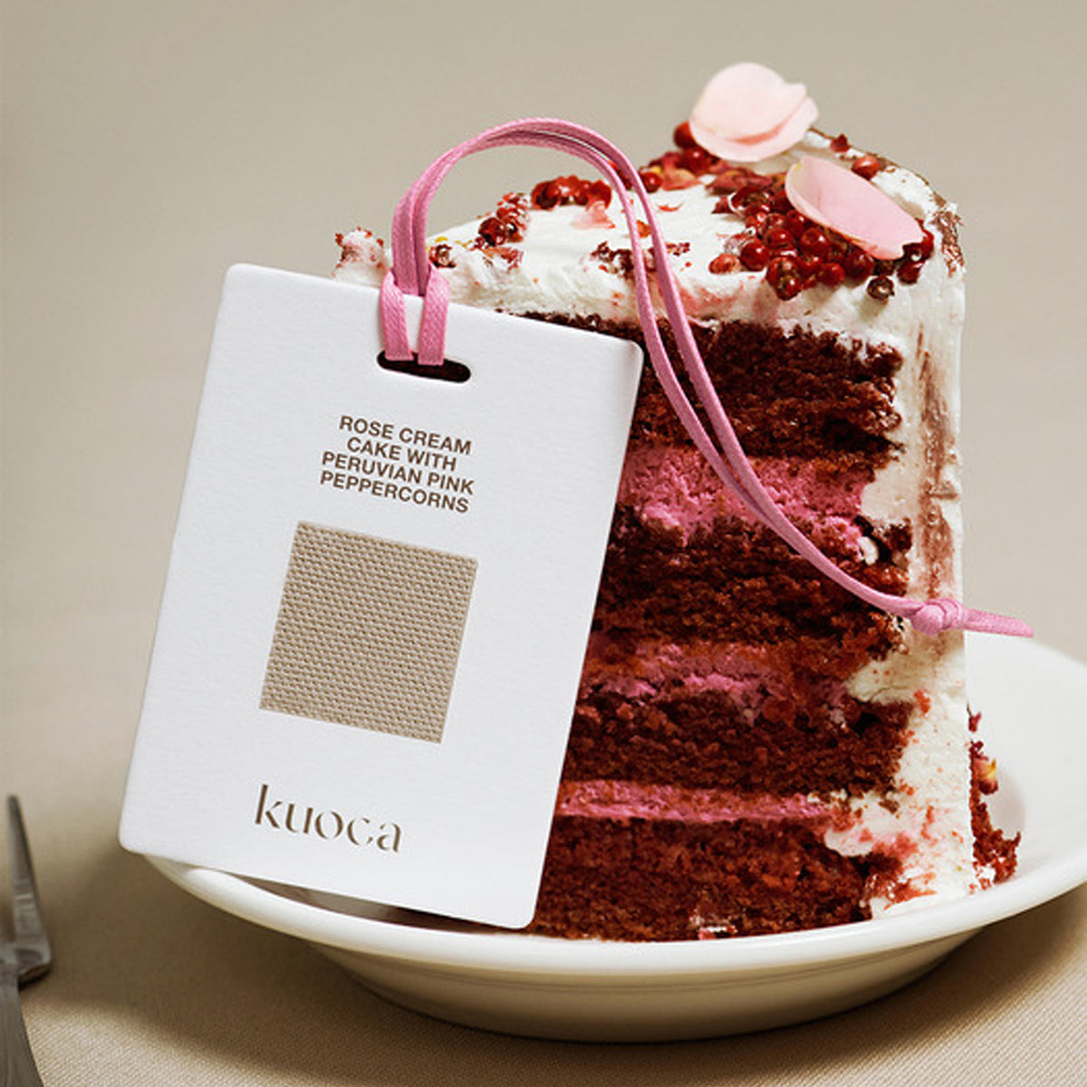 Kuoca Rose Cake Fragrance Tag