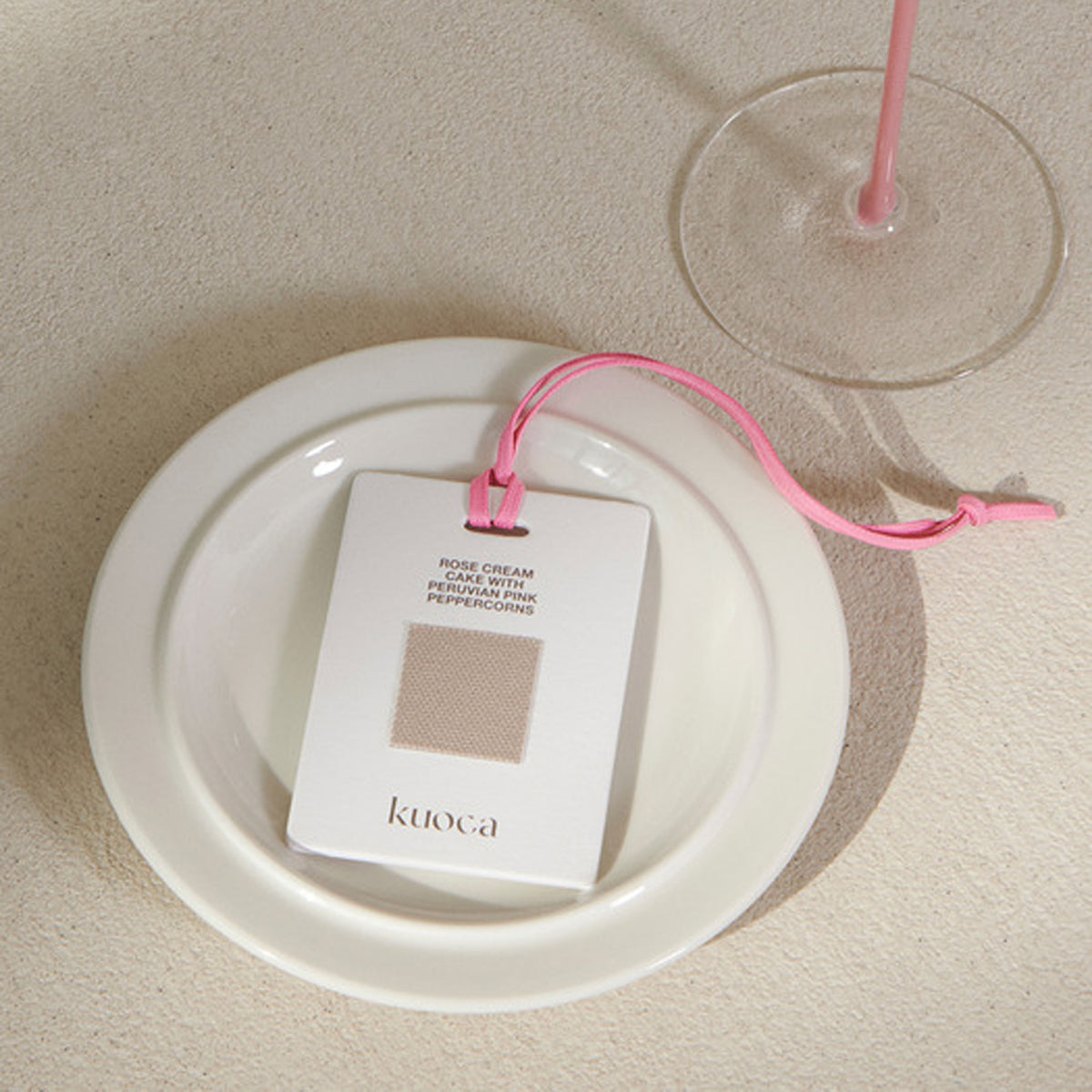 Kuoca Rose Cake Fragrance Tag