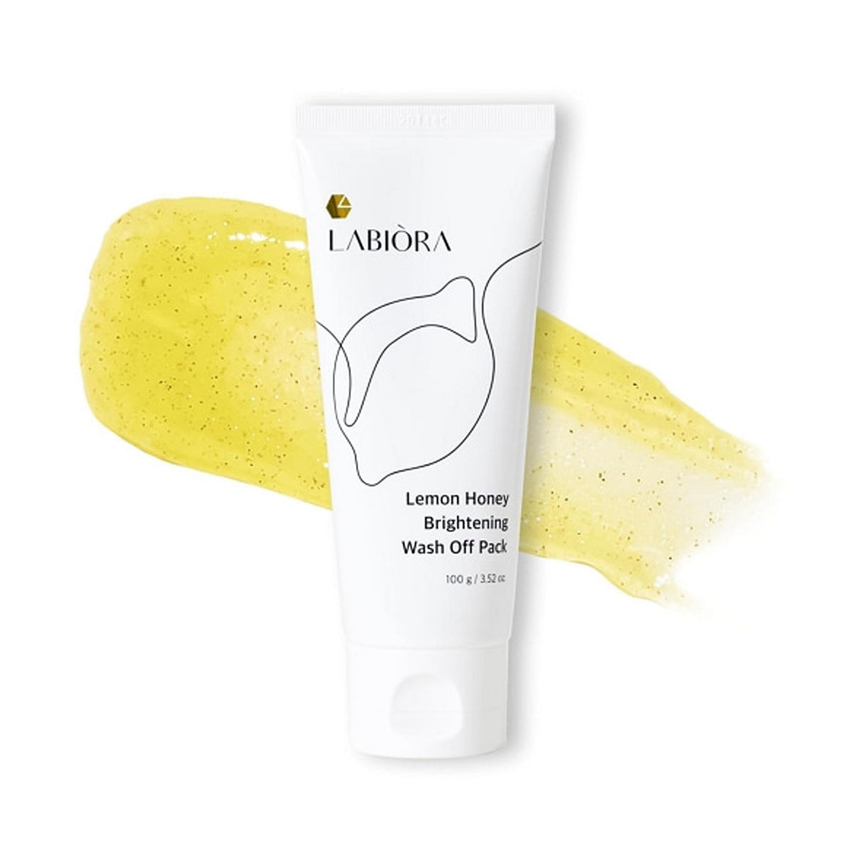 LABIORA Lemon Honey Brightening Wash Off Pack 100ml