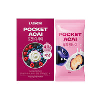 LABNOSH Pocket Acai Acai Berry Blend Powder 1 Box (7 Packets)