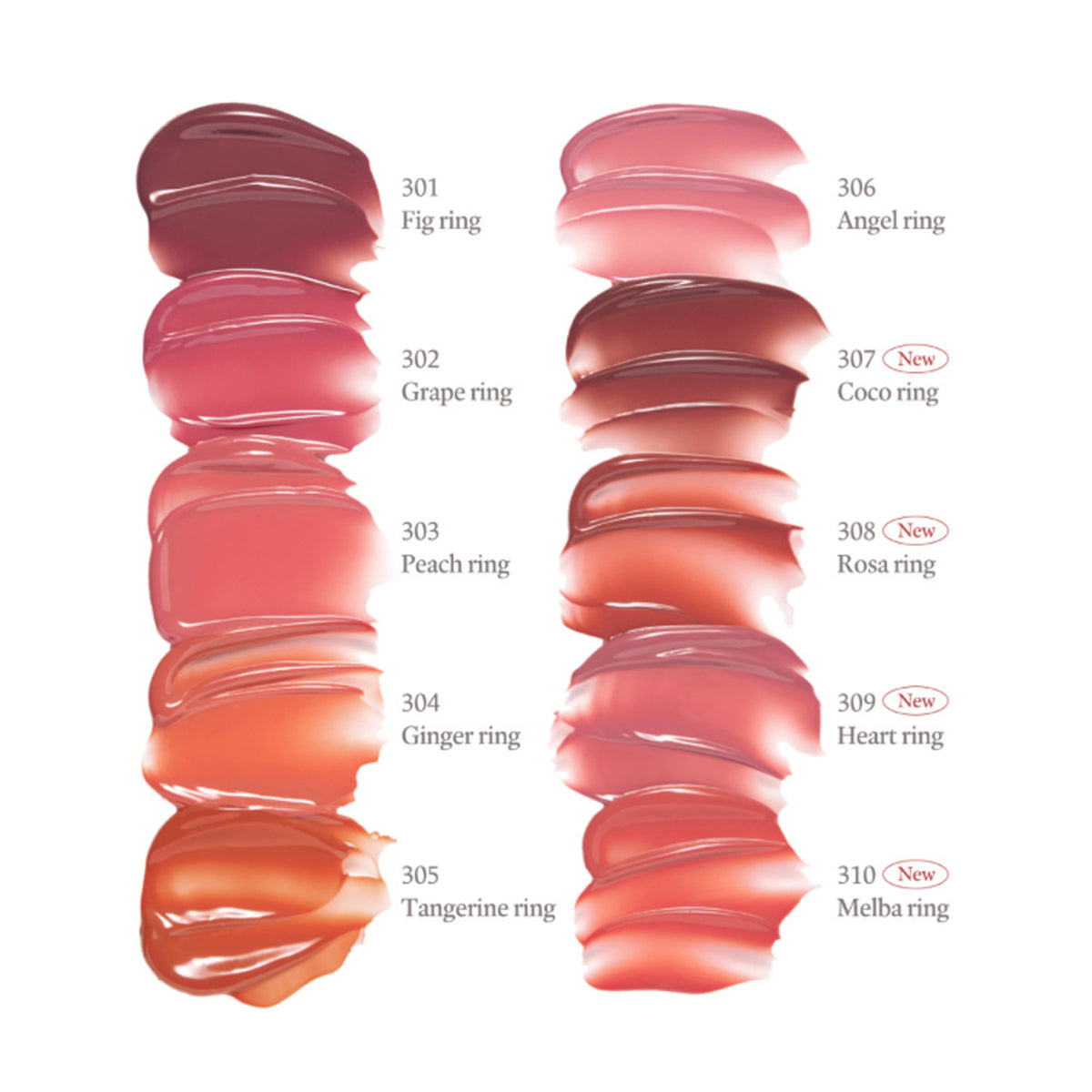 Laka Jelling Nude Gloss 4.5g 10 colors