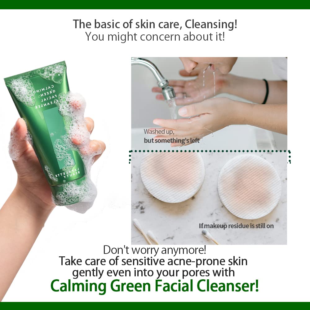 LAPALETTE BEAUTY Calming Green Facial Cleanser 120ml