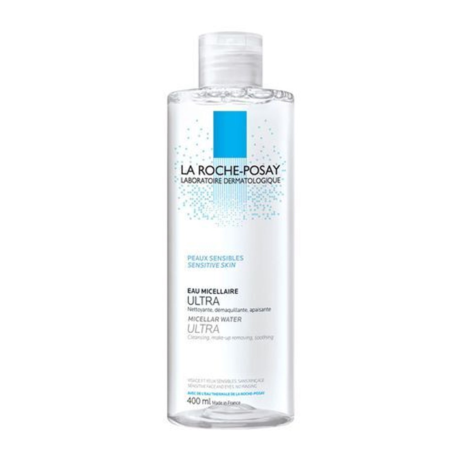 LA ROCHE-POSAY Piel sensible al agua de limpieza micelar 400 ml
