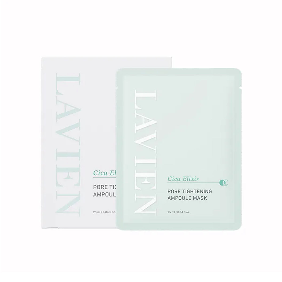 LAVIEN Cica Elixir Pore Tightening Ampoule Mask 1 Box (5 Sheets)