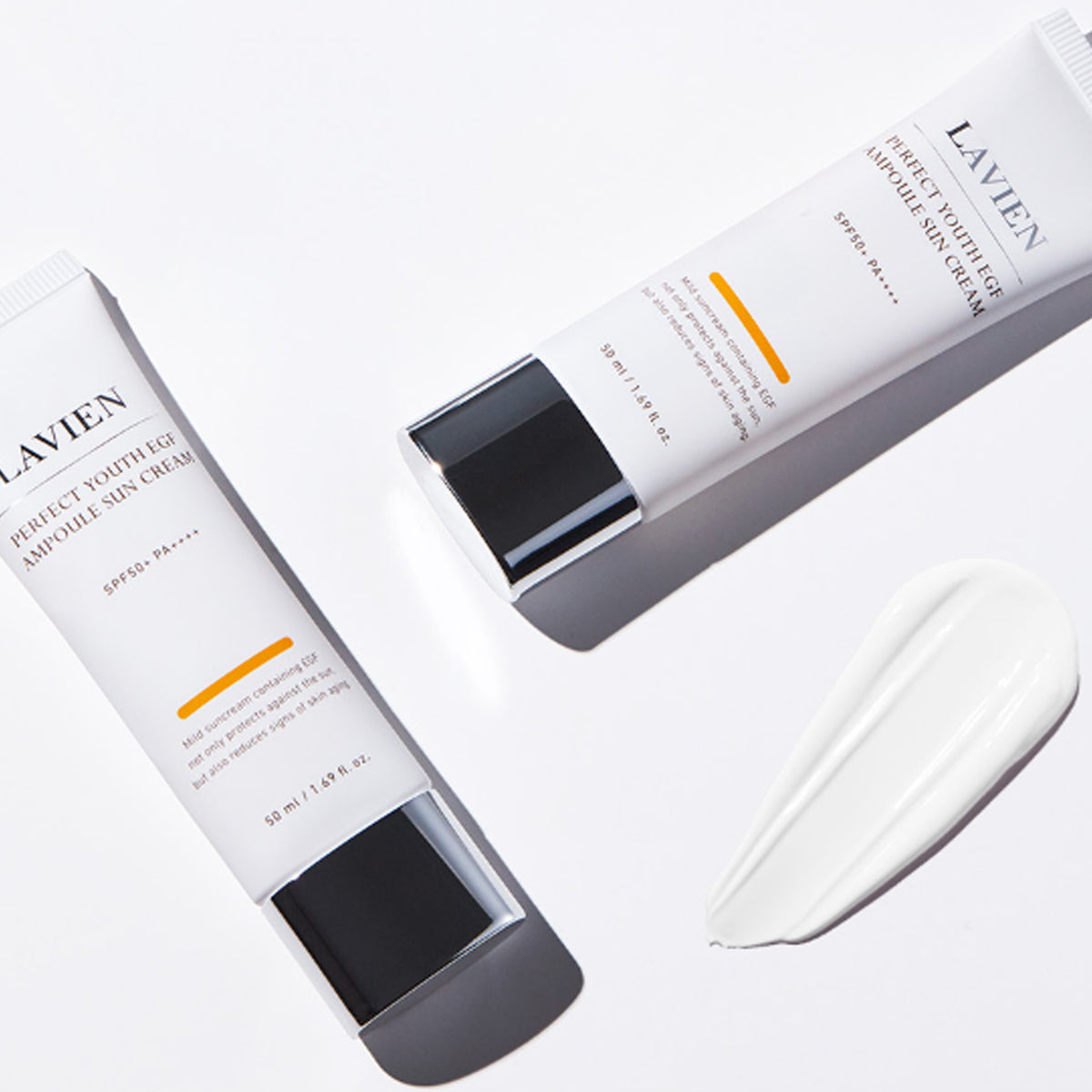 Lavien Perfect Youth EGF Ampoule Sun Cream SPF50+PA ++++ 50ml