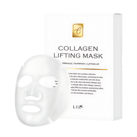 LIZK Collagen Lifting Mask, 25g each, pack of 10, designed to enhance skin elasticity and provide a lifting effect.