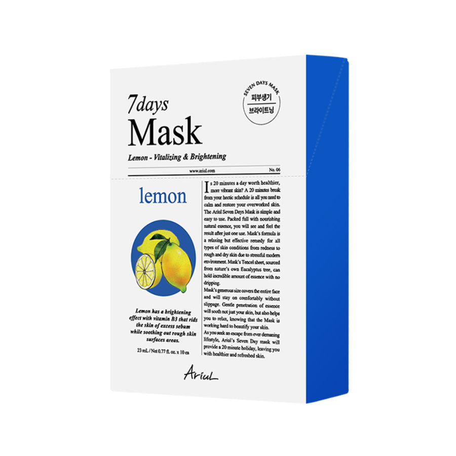 Ariul 7Days Mask Lemon C 10 Sheet