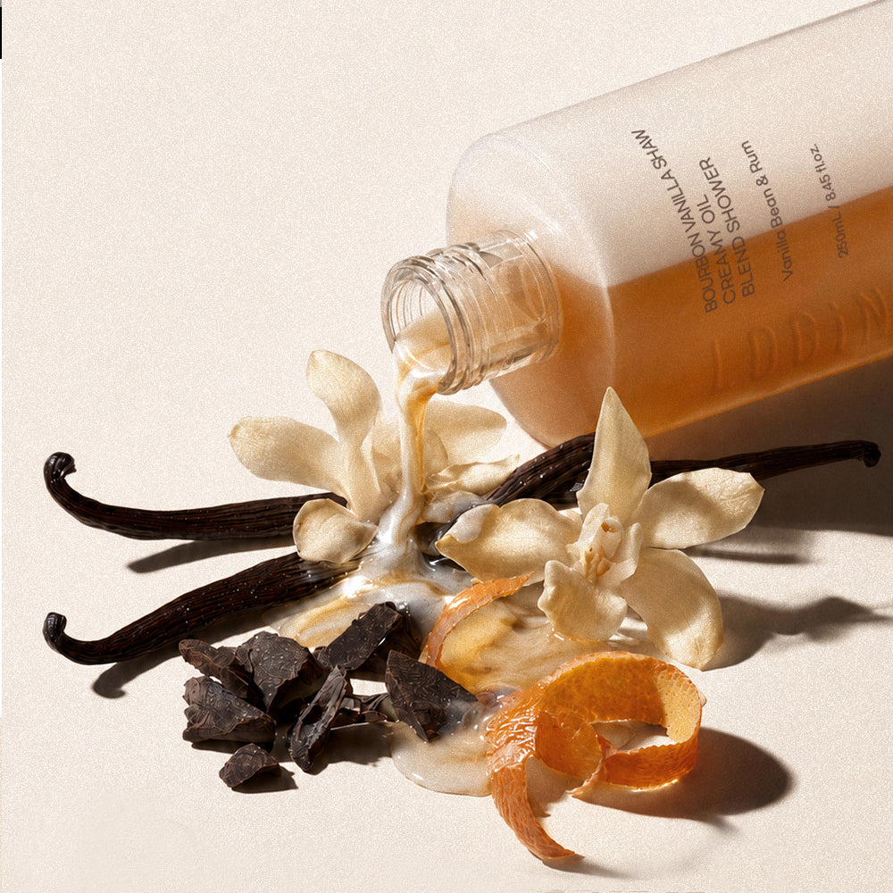 LOGIN FOREST Bourbon Vanilla Shaw Creamy Oil Blend Shower 250ml