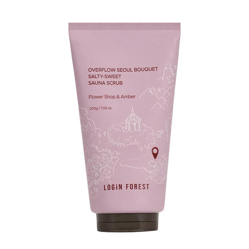 LOGIN FOREST Overflow Seoul Bouquet Salty Sweet Sauna Scrub 200g