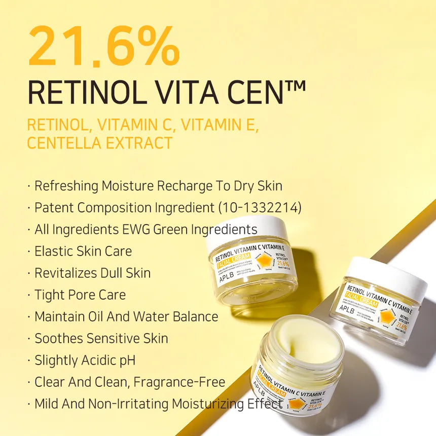(Mhark) APLB Retinol Vitamin C Vitamin E Facial Cream 55ml - DODOSKIN