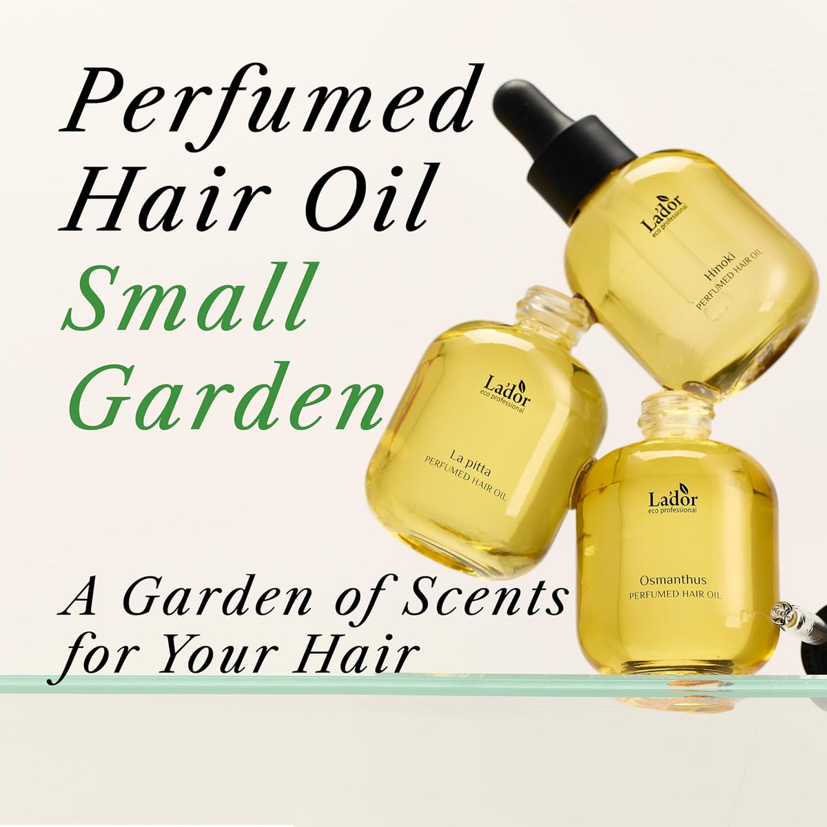 Lador Perfumed Hair Essence 3-Piece Set [Small Garden]