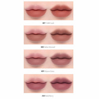 The formula is lightweight yet intensely pigmented, delivering a smooth, velvety finish without drying out your lips.