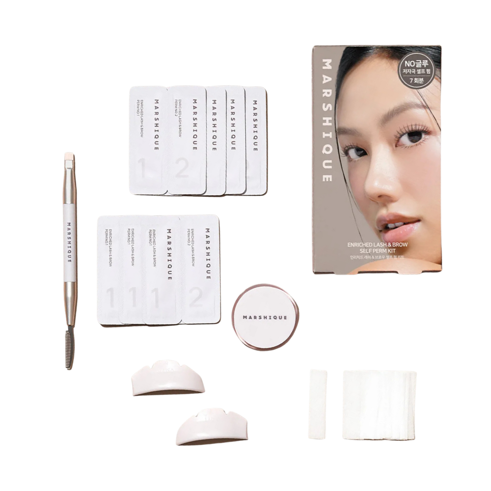 MARSHIQUE Enriched Lash & Brow Self Perm Kit (7 Uses)
