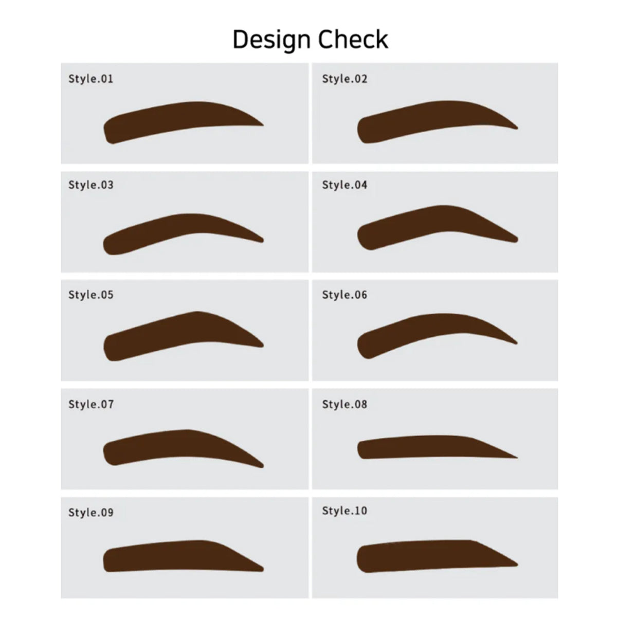 MARSHIQUE Eyebrow Pro Drawing Guide Set