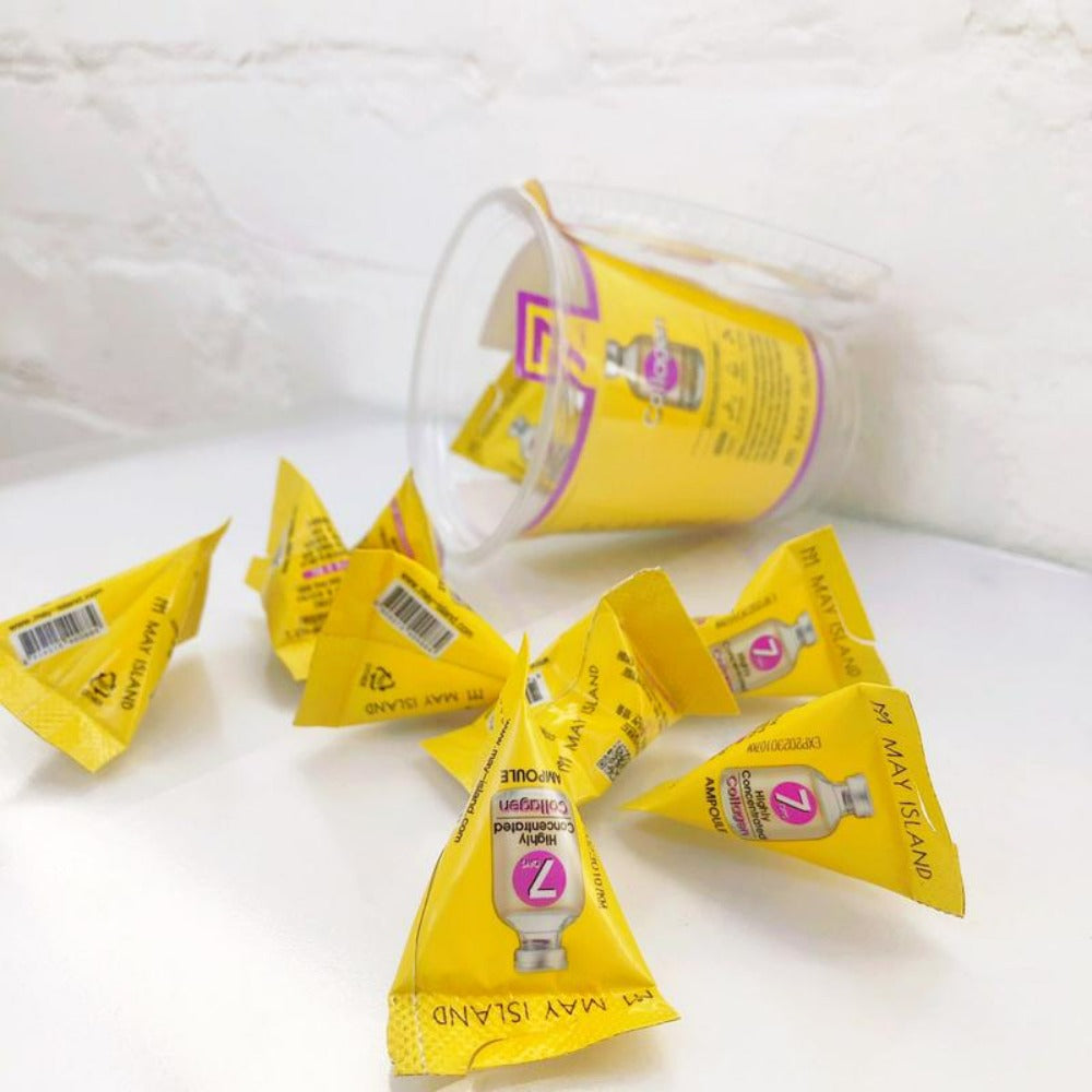 Each ampoule is packed with a high concentration of collagen to deliver potent benefits.