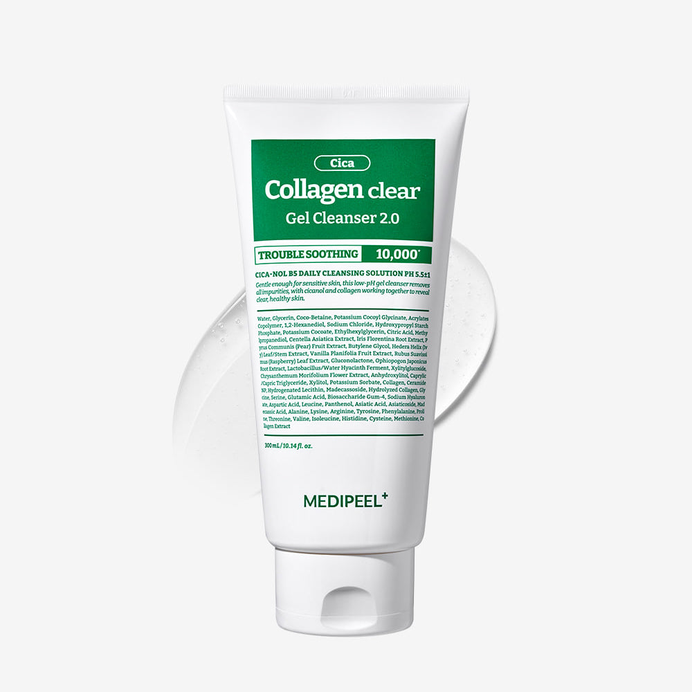 [Stock estadounidense] MEDI-PEEL Verde Cica Collagen Clear 300ml / 10.14fl.oz