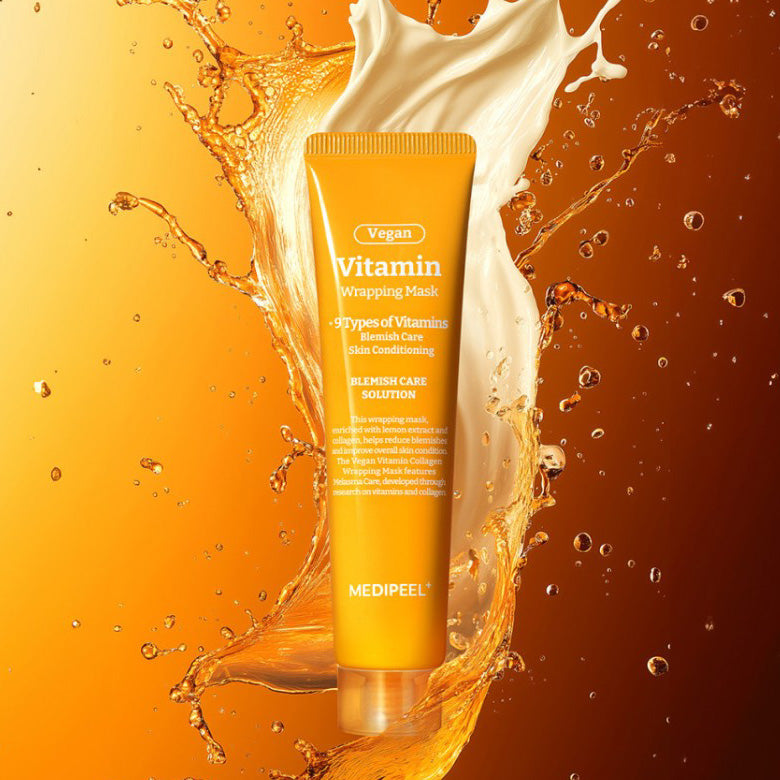 MEDI-PEEL Vegan Vitamin Collagen Wrapping Mask 70ml + Silicone Brush