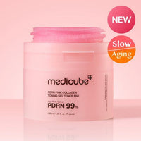 Medicube PDRN Pink Collágeno Toner Tóner Tóner 70 Hojas