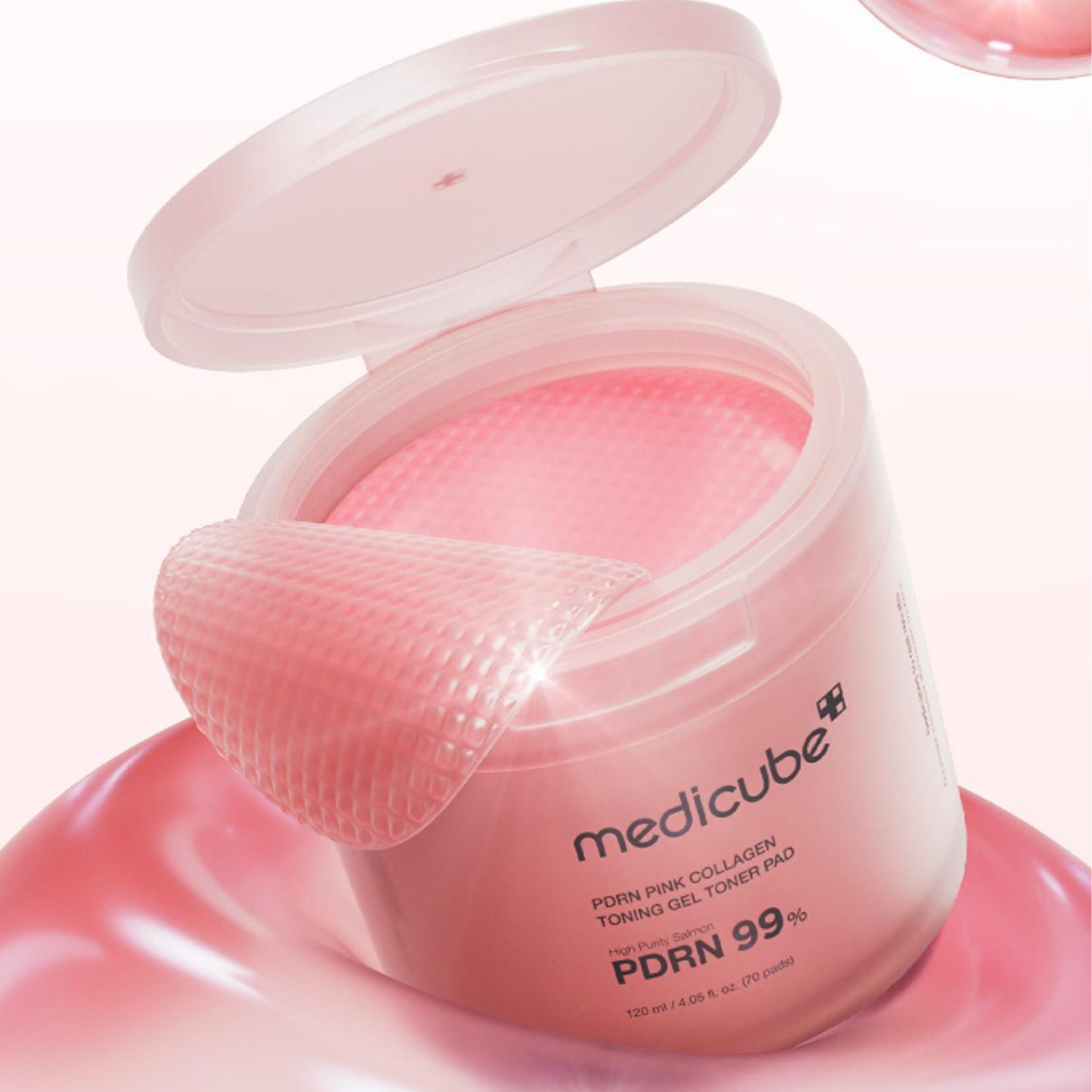 MEDICUBE PDRN Pink Collagen Toning Gel Toner Pad 70 Sheets DODO SKIN medicube-pdrn-pink-collagen-toning-gel-toner-pad-70-sheets-dodo-skin