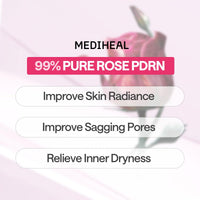 MEDIHEAL British White Rose PDRN Essential Mask Sheet Bio 10ea