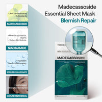 MEDIHEAL Madecassoside Essential Mask Blemish Repair 10ea
