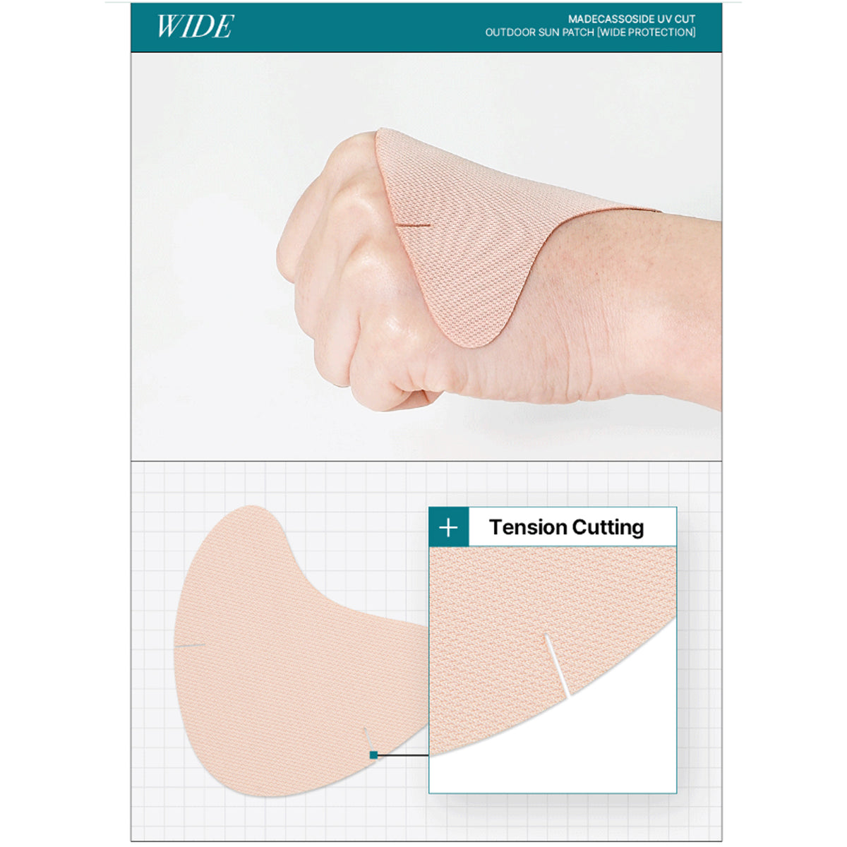 MEDIHEAL Madecassoside UV Cut Outdoor Sun Patch [Wide Protection]