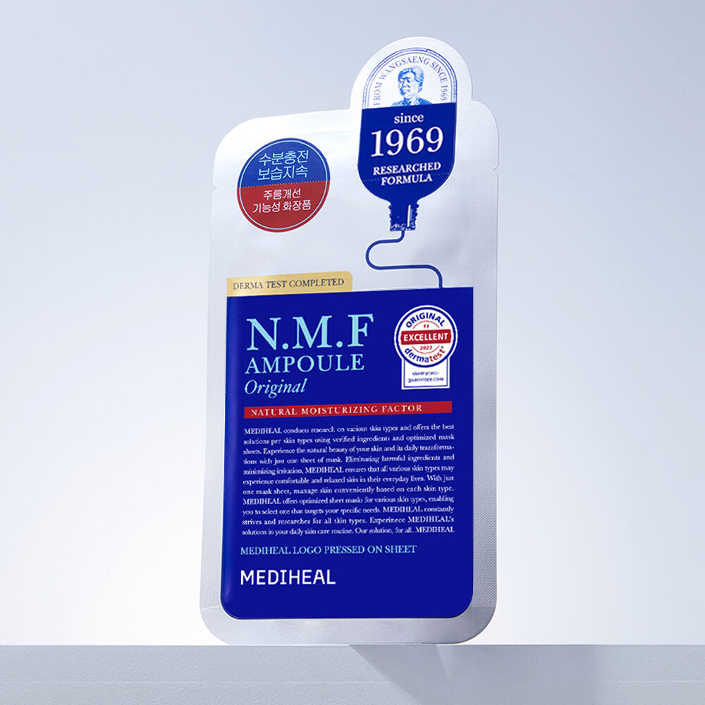 フェイスマスクセット（MEDIHEAL, ANNE, FITOW） MEDIHEAL THE N.M.F Ampoule Mask Original 10ea | DODO SKIN – DODOSKIN
