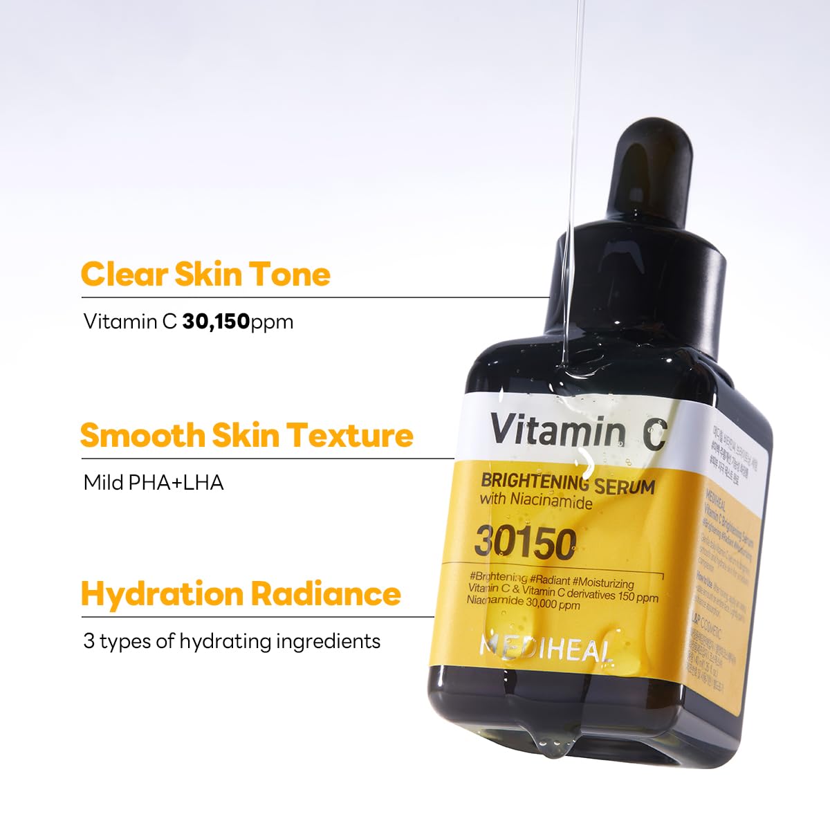 MEDIHEAL Sero iluminante de vitamina C con niacinamida 40 ml/100 ml