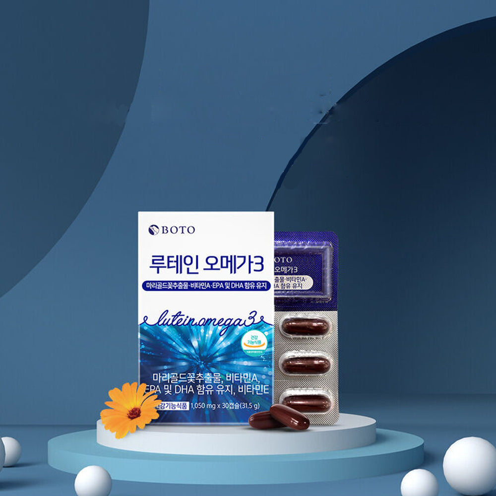 (NEWK) BOTO Lutein Marigold EPA/DHA Omega-3 (1,050mg *30 capsules) - DODOSKIN