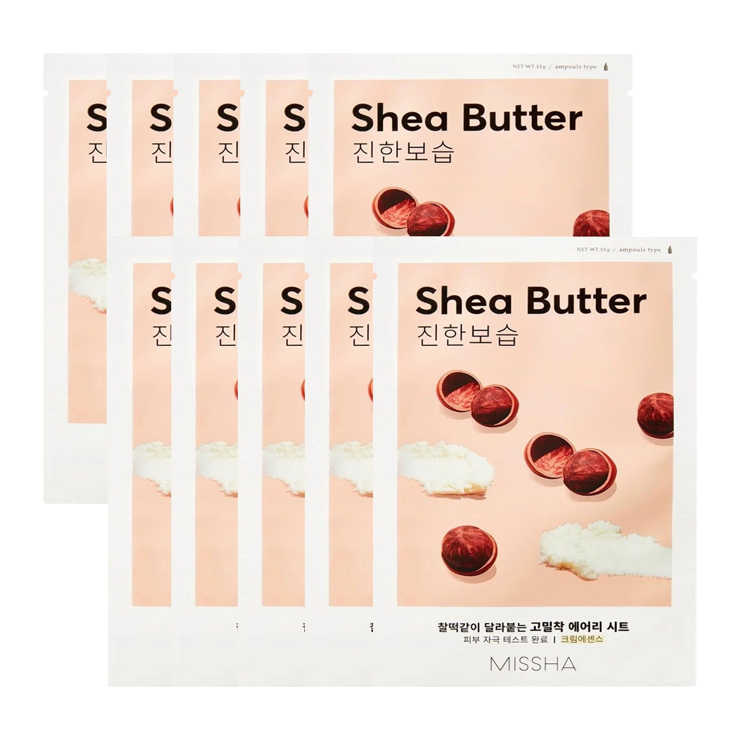 MISSHA Airy Adhesive Shea Butter Sheet Mask 19g 20ea