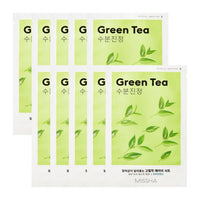 MISSHA Airy Close-Fitting Green Tea Sheet Mask 19g 20ea