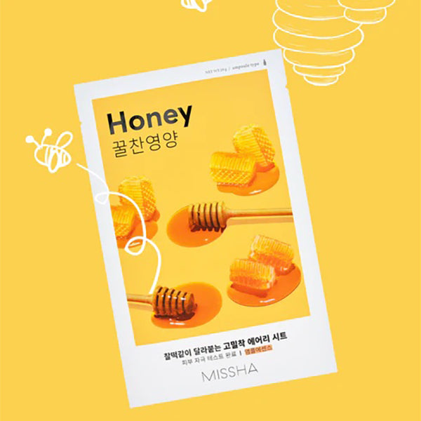 MISSHA Airy Close-fitting Honey Sheet Mask 19g 20ea