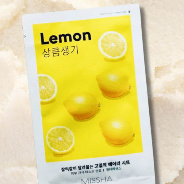 MISSHA Airy Close-fitting Lemon Sheet Mask 19g 20ea