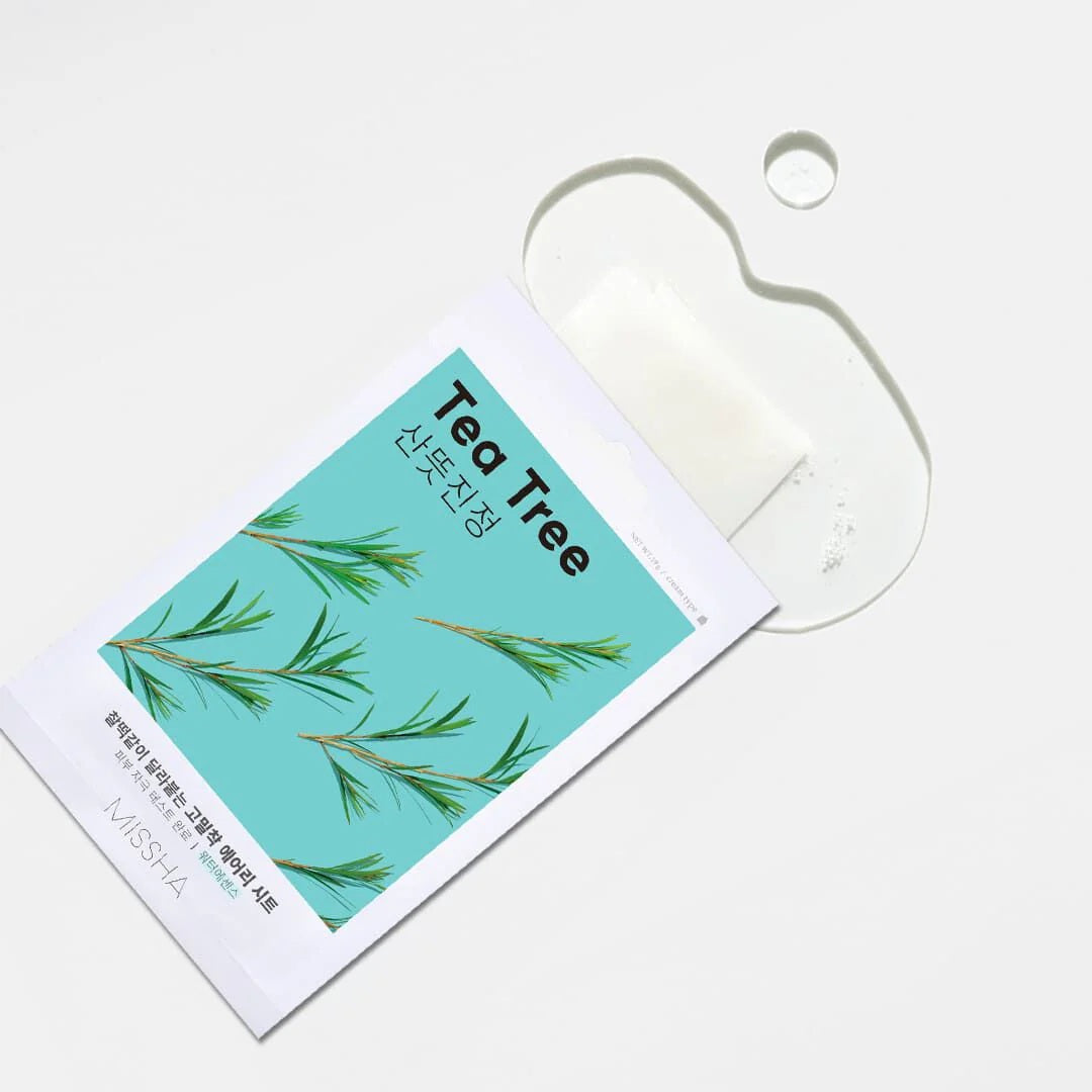 MISSHA Airy Close-fitting Tea Tree Sheet Mask 19g 20ea