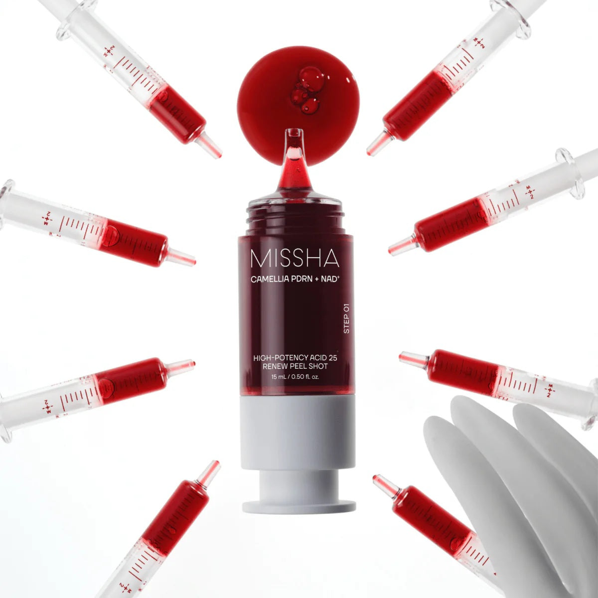 MISSHA Camellia PDRN + NAD Renew Peel Shot 25 15ml