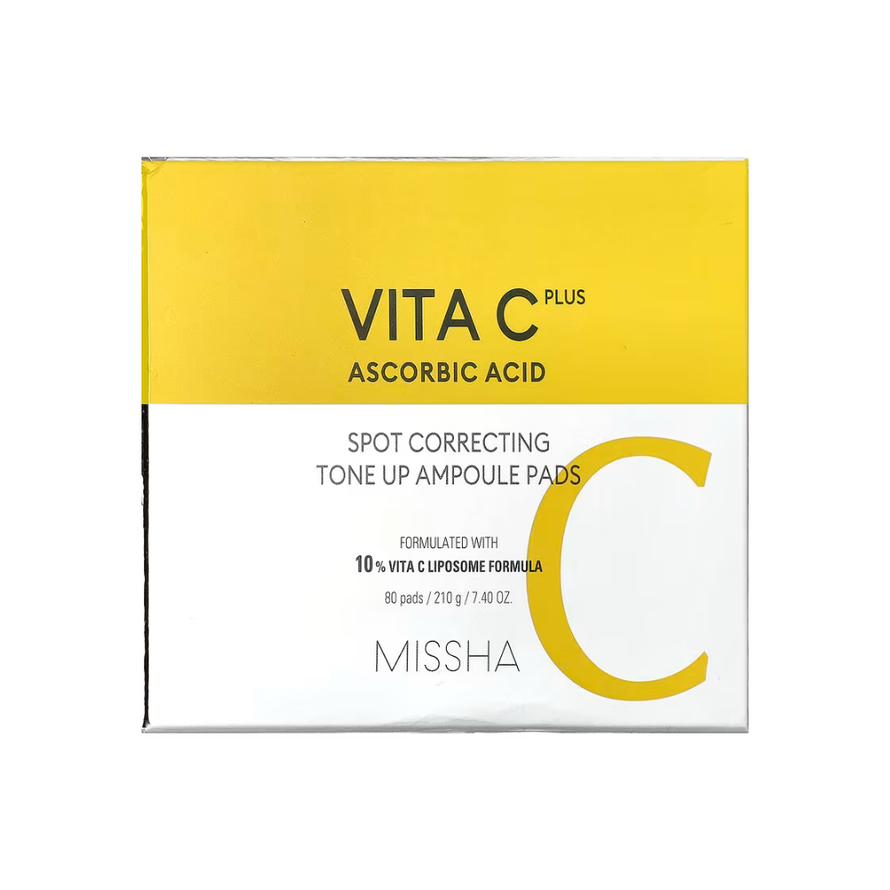 MISSHA Vita C Plus Blemish-C Tone-Up Ampoule Pads 210G (80 hojas)