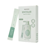 MOO100 Bamboo Mint Shampoo Travel Stick Pouch 10ml × 10pcs