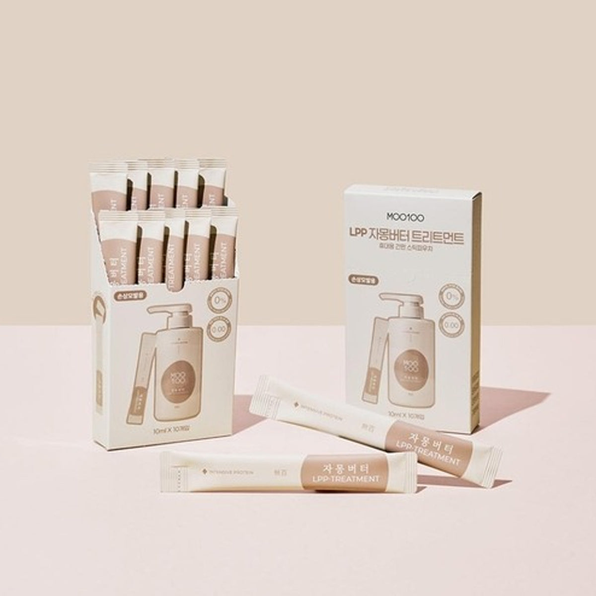 MOO100 Grapefruit Butter Treatment Travel Stick Pouch 10ml × 10pcs