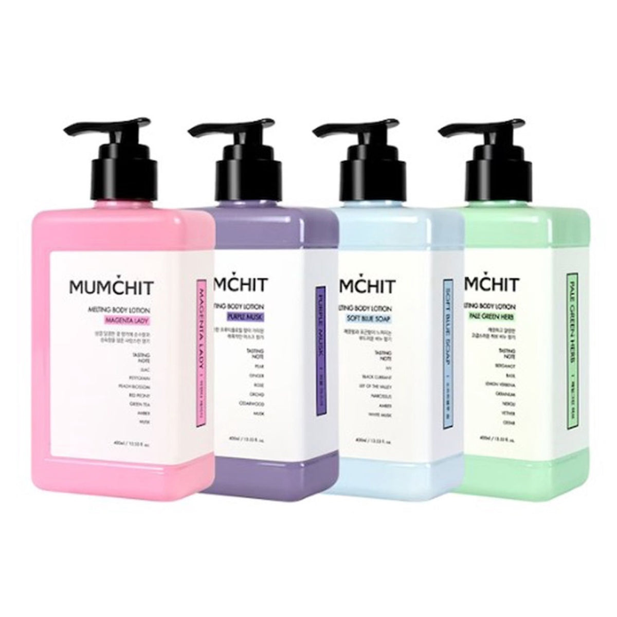 Mumchit Funding Body Lotion 400ml 4 tipos